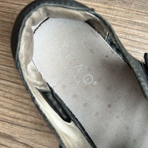 Traq by Alegria Black Leather Sandles | 39 - Picture 7 of 12